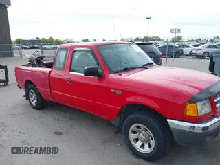 2001 Ford Ranger XL with VIN 1FTYR14UX1PA40512, listed as a IAAI auction lot 42141397 with 222,031 mi miles. Bid and sale history available at carsss.com. Image 1.