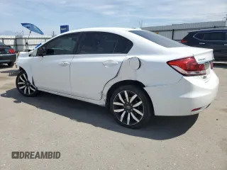 2015 Honda Civic EX-L z VIN 19XFB2F91FE011417, wystawiony jako Copart lot #55143755 z przebiegiem 134 653 mil mil oraz Szkoda całkowita • Salvage title. Historia ofert i sprzedaży dostępna na DreamBid. Obrazek 2.