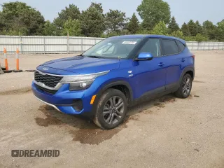 2023 Kia Seltos LX with VIN KNDEPCAA1P7459081, listed as a Copart auction lot 59300755 with 52,424 mi miles and Salvage title. Bid and sale history available at DreamBid. Image 1.