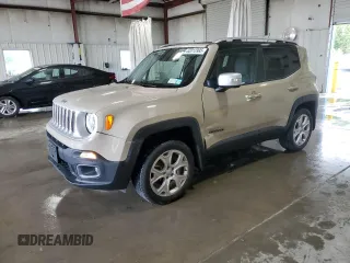 2015 Jeep Renegade Limited z VIN ZACCJBDT4FPB81973, wystawiony jako Copart lot #62012995 z przebiegiem 16 030 mil mil oraz Szkoda całkowita • Salvage title. Historia ofert i sprzedaży dostępna na DreamBid. Obrazek 1.