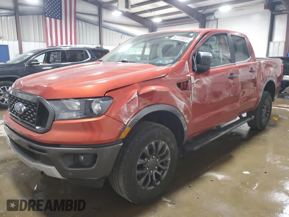 2019 Ford Ranger XL with VIN 1FTER4FH6KLA97464, listed as a Copart auction lot 62223535 with 30,254 mi miles and Salvage title. Bid and sale history available at DreamBid. Image 1.