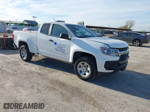 2022 Chevrolet Colorado 2WD Work Truck z VIN 1GCHSBEN6N1259669, wystawiony jako IAAI lot #41213811 z przebiegiem 49 353 mil mil oraz . Historia ofert i sprzedaży dostępna na DreamBid. Obrazek 1.