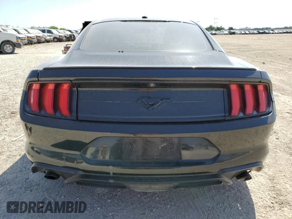 2019 Ford Mustang EcoBoost with VIN 1FA6P8TH0K5168688, listed as a Copart auction lot 52541865 with 91,764 mi miles and Salvage title. Bid and sale history available at DreamBid. Image 6.