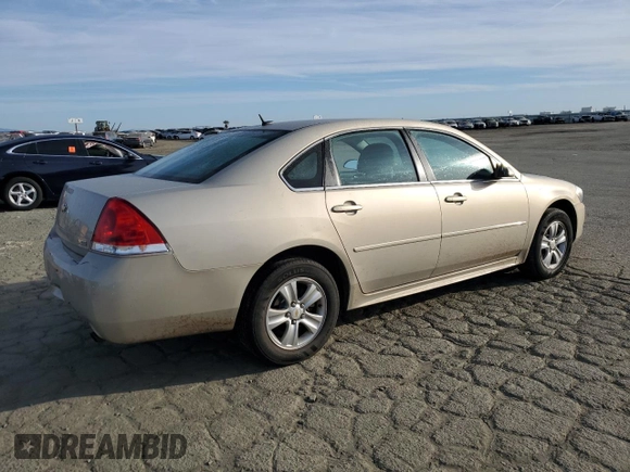 2012 Chevrolet Impala LS Retail with VIN 2G1WA5E30C1264411, listed as a Copart auction lot 46579515 with 90,531 mi miles and Salvage Title. Bid and sale history available at DreamBid. Image 3.