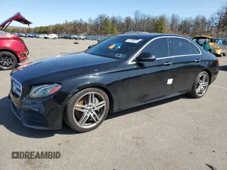 2018 Mercedes-Benz E-Class E 300 with VIN WDDZF4KBXJA381398, listed as a Copart auction lot 51278815 with 83,871 mi miles and Salvage Title. Bid and sale history available at carsss.com. Image 1.