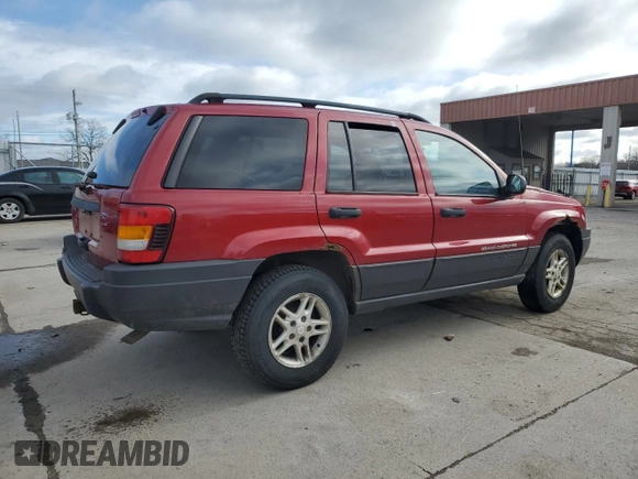 2004 Jeep Grand Cherokee Laredo with VIN 1J4GW48S04C344954, listed as a Copart auction lot 50436225 with 321,369 mi miles and Salvage Title. Bid and sale history available at carsss.com. Image 3.