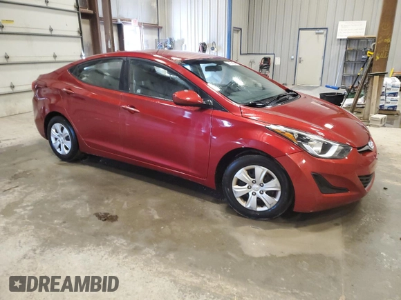 2016 Hyundai Elantra SE with VIN 5NPDH4AE1GH683836, listed as a Copart auction lot 49046745 with 113,470 mi miles and Clean Title. Bid and sale history available at DreamBid. Image 4.