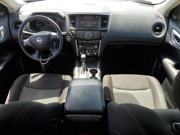 2020 Nissan Pathfinder S with VIN 5N1DR2AN7LC618959, listed as a Copart auction lot 57436355 with 66,458 mi miles and Salvage title. Bid and sale history available at DreamBid. Image 8.