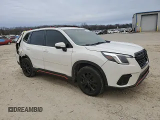2023 Subaru Forester Sport with VIN JF2SKAJC1PH405122, listed as a Copart auction lot 44442615 with 89,717 mi miles and Salvage Title. Bid and sale history available at carsss.com. Image 4.