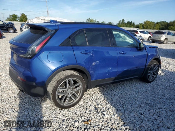 2023 Cadillac XT4 AWD Sport with VIN 1GYFZFR47PF139892, listed as a Copart auction lot 69779694 with 21,624 mi miles and Clean Title. Bid and sale history available at carsss.com. Image 3.