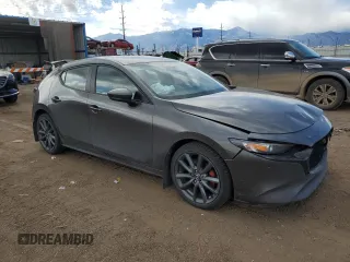 2019 Mazda Mazda3 Hatchback w/Preferred Pkg with VIN JM1BPBMM5K1143262, listed as a Copart auction lot 81387624 with 71,956 mi miles and Salvage Title. Bid and sale history available at carsss.com. Image 4.