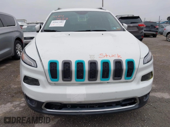 2016 Jeep Cherokee High Altitude with VIN 1C4PJLDB3GW160745, listed as a IAAI auction lot 41847482 with 125,180 mi miles. Bid and sale history available at carsss.com. Image 6.