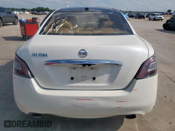 2013 Nissan Maxima SV with VIN 1N4AA5APXDC844020, listed as a Copart auction lot 58725575 with 133,091 mi miles and Salvage title. Bid and sale history available at DreamBid. Image 6.