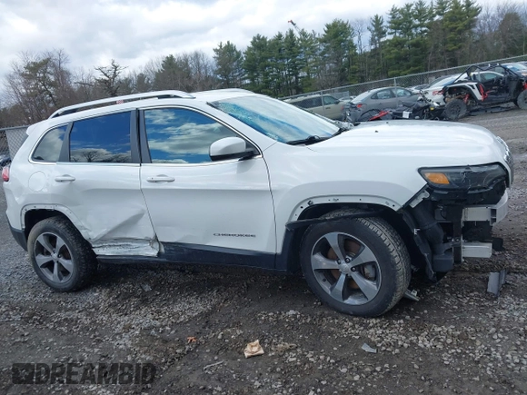 2020 Jeep Cherokee Limited with VIN 1C4PJMDN6LD537882, listed as a IAAI auction lot 41867807 with 45,556 mi miles. Bid and sale history available at carsss.com. Image 12.