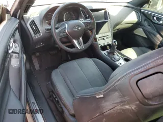 2020 Infiniti Q60 Luxe with VIN JN1EV7EK4LM340553, listed as a Copart auction lot 74669424 with Not Provided miles and Non Repairable. Bid and sale history available at carsss.com. Image 8.