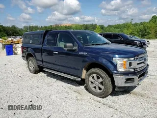 2018 Ford F-150 XL with VIN 1FTFX1E59JKF43398, listed as a Copart auction lot 59488465 with 204,594 mi miles and Salvage title. Bid and sale history available at DreamBid. Image 13.