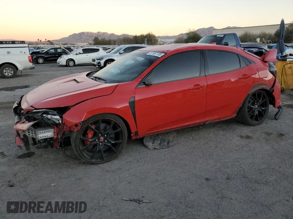 2018 Honda Civic Type R Touring z VIN SHHFK8G71JU202224, wystawiony jako Copart lot #87957705 z przebiegiem 66 721 mil mil oraz Szkoda całkowita • Salvage title. Historia ofert i sprzedaży dostępna na DreamBid. Obrazek 1.