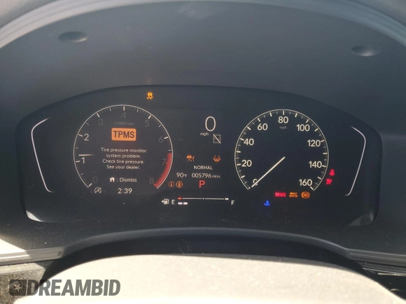2025 Honda Civic Sport z VIN 19XFL2H87SE008193, wystawiony jako Copart lot #55218265 z przebiegiem 5 796 mil mil oraz Nie do naprawy • Non repairable. Historia ofert i sprzedaży dostępna na DreamBid. Obrazek 9.