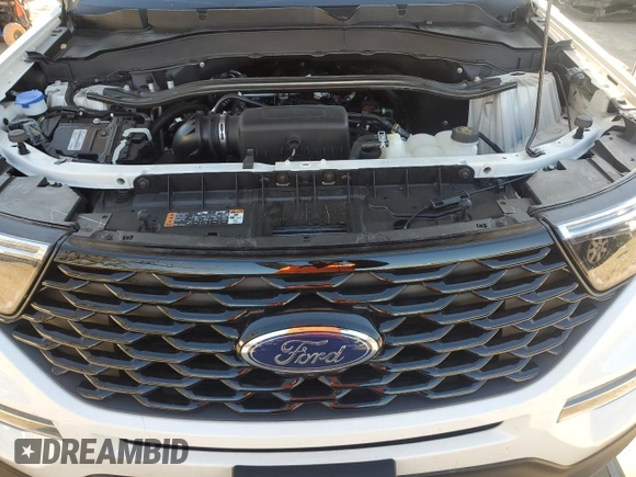 2023 Ford Explorer ST-Line with VIN 1FMSK7KH9PGB52354, listed as a Copart auction lot 84932644 with 14,308 mi miles and Salvage Title. Bid and sale history available at carsss.com. Image 12.