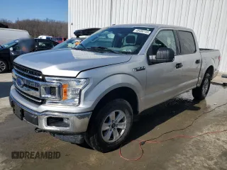 2018 Ford F-150 XL with VIN 1FTEW1EB1JFA64163, listed as a Copart auction lot 48486145 with 81,138 mi miles and Salvage Title. Bid and sale history available at carsss.com. Image 1.