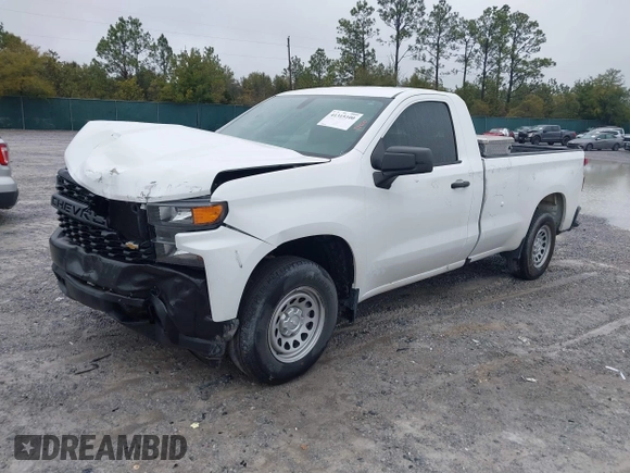 2020 Chevrolet Silverado 1500 Work Truck with VIN 3GCNWAEH1LG113089, listed as a IAAI auction lot 41315100 with 33,704 mi miles and . Bid and sale history available at DreamBid. Image 2.
