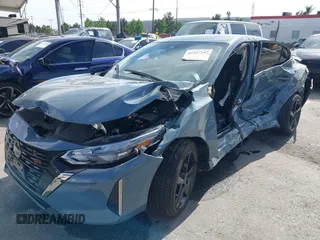2024 Nissan Sentra SR with VIN 3N1AB8DV8RY388197, listed as a IAAI auction lot 42227247 with 8,928 mi miles and . Bid and sale history available at DreamBid. Image 6.