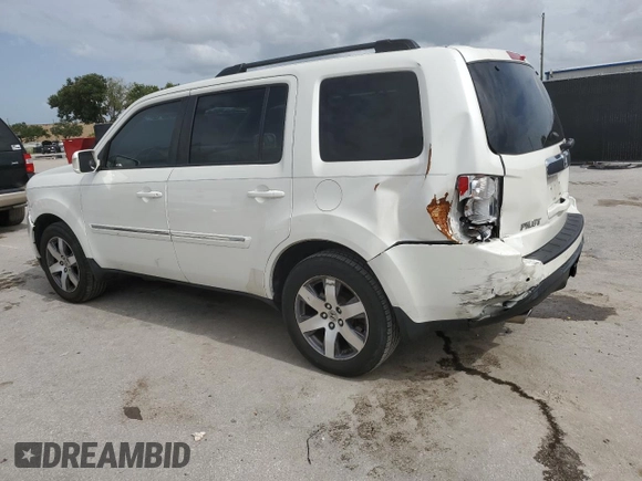 2013 Honda Pilot Touring with VIN 5FNYF3H91DB044408, listed as a Copart auction lot 60493765 with 131,986 mi miles and Salvage title. Bid and sale history available at DreamBid. Image 2.
