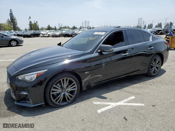 2020 Infiniti Q50 EDITION 30 with VIN JN1EV7AP9LM203383, listed as a Copart auction lot 57332294 with NaN miles and Salvage Title. Bid and sale history available at carsss.com. Image 1.