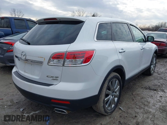 2009 Mazda CX-9 Touring with VIN JM3TB38A190174041, listed as a IAAI auction lot 41684244 with 157,140 mi miles. Bid and sale history available at carsss.com. Image 4.