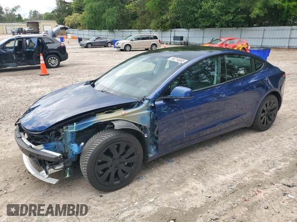 2021 Tesla Model 3 Long Range z VIN 5YJ3E1EB7MF906605, wystawiony jako Copart lot #55214665 z przebiegiem 101 182 mil mil oraz Szkoda całkowita • Salvage title. Historia ofert i sprzedaży dostępna na DreamBid. Obrazek 1.