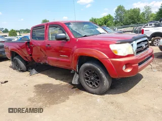 2005 Toyota Tacoma with VIN 5TEMU52N45Z106499, listed as a IAAI auction lot 42628817 with 156,740 mi miles and . Bid and sale history available at DreamBid. Image 1.