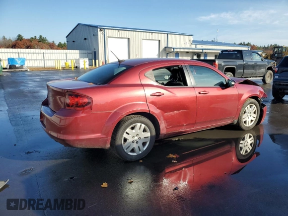 2014 Dodge Avenger SE with VIN 1C3CDZAB4EN188753, listed as a Copart auction lot 78566514 with Not Provided miles and Salvage Title. Bid and sale history available at DreamBid. Image 3.