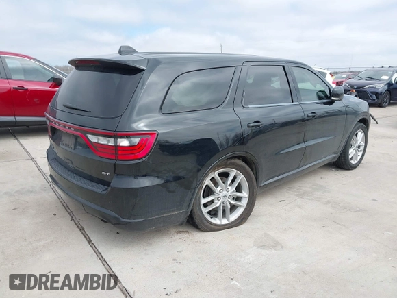 2022 Dodge Durango GT Plus with VIN 1C4RDHDG1NC130814, listed as a IAAI auction lot 41650757 with 40,871 mi miles and . Bid and sale history available at DreamBid. Image 4.
