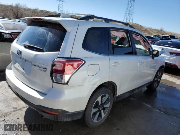 2017 Subaru Forester Limited with VIN JF2SJARCXHH568229, listed as a Copart auction lot 47216893 with 96,956 mi miles. Bid and sale history available at carsss.com. Image 3.