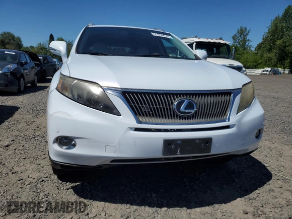 2010 Lexus RX 450h with VIN JTJBC1BA9A2017099, listed as a Copart auction lot 55959655 with 164,378 mi miles and Clean Title. Bid and sale history available at DreamBid. Image 5.