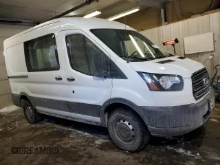 2018 Ford Transit with VIN 1FTYR1CM3JKA93793, listed as a Copart auction lot 42607275 with 125,241 mi miles and Salvage Title. Bid and sale history available at DreamBid. Image 4.