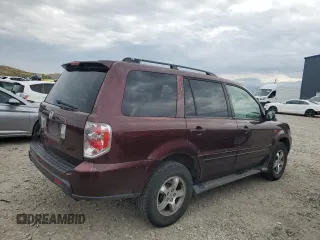 2007 Honda Pilot EX-L z VIN 2HKYF18517H507333, wystawiony jako Copart lot #55646695 z przebiegiem 298 414 mil mil oraz Szkoda całkowita • Salvage title. Historia ofert i sprzedaży dostępna na DreamBid. Obrazek 3.