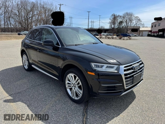 2018 Audi Q5 Prestige with VIN WA1CNAFY8J2186551, listed as a Copart auction lot 51807695 with 124,372 mi miles and Clean Title. Bid and sale history available at carsss.com. Image 1.
