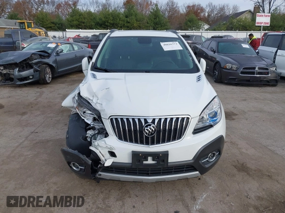 2016 Buick Encore Leather with VIN KL4CJGSB7GB612691, listed as a IAAI auction lot 40816773 with 49,278 mi miles and . Bid and sale history available at DreamBid. Image 12.