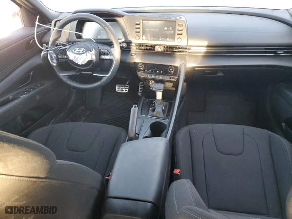 2025 Hyundai Elantra SEL Sport with VIN KMHLM4DG6SU877745, listed as a Copart auction lot 88795335 with 1,302 mi miles and Salvage Title. Bid and sale history available at carsss.com. Image 8.
