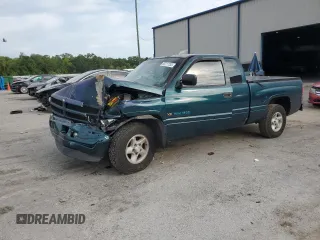 1996 Dodge 1500 z VIN 3B7HC13Y7TG150107, wystawiony jako Copart lot #58717255 z przebiegiem 184 529 mil mil oraz Szkoda całkowita • Salvage title. Historia ofert i sprzedaży dostępna na DreamBid. Obrazek 1.