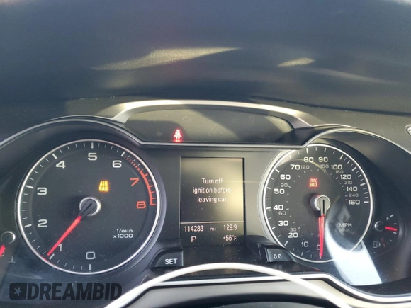 2014 Audi allroad Premium Plus with VIN WA1UFAFL8EA017728, listed as a Copart auction lot 75241264 with 114,283 mi miles and Salvage Title. Bid and sale history available at carsss.com. Image 9.
