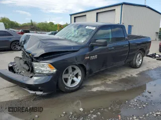 2018 Ram 1500 Express z VIN 1C6RR7FT5JS189099, wystawiony jako Copart lot #53643595 z przebiegiem 147 076 mil mil oraz Szkoda całkowita • Salvage title. Historia ofert i sprzedaży dostępna na DreamBid. Obrazek 1.