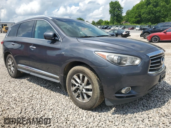 2014 Infiniti QX60 z VIN 5N1AL0MM2EC521585, wystawiony jako Copart lot #57173635 z przebiegiem 200 210 mil mil oraz Czysty tytuł • Clean title. Historia ofert i sprzedaży dostępna na DreamBid. Obrazek 4.