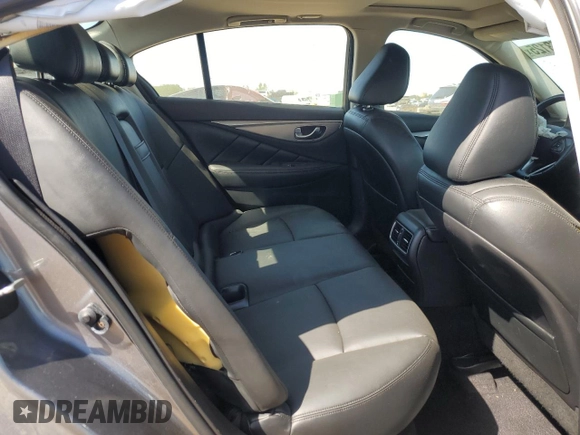 2014 Infiniti Q50 Premium with VIN JN1BV7AR8EM682225, listed as a Copart auction lot 56753125 with 121,000 mi miles and Salvage title. Bid and sale history available at DreamBid. Image 10.
