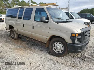 2010 Ford Econoline Passenger XL with VIN 1FMNE1BWXADA30935, listed as a Copart auction lot 77912734 with 153,775 mi miles and Salvage Title. Bid and sale history available at DreamBid. Image 4.