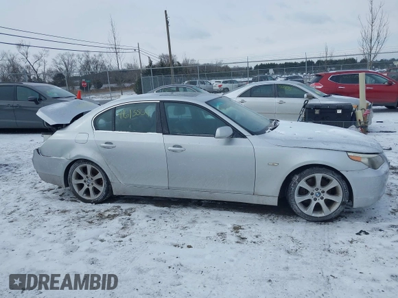 2004 BMW 5 Series 530i with VIN WBANA73524B047329, listed as a IAAI auction lot 41613554 with 240,000 mi miles and . Bid and sale history available at carsss.com. Image 12.