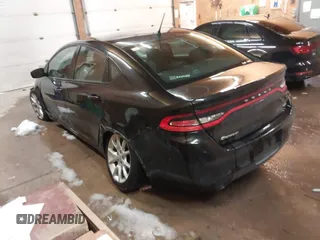2013 Dodge Dart SXT with VIN 1C3CDFBA9DD290624, listed as a IAAI auction lot 41615782 with 123,432 mi miles. Bid and sale history available at carsss.com. Image 3.