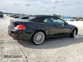2007 BMW 6 Series 650i with VIN WBAEK13547CN83126, listed as a Copart auction lot 42952175 with 95,944 mi miles and Non Repairable. Bid and sale history available at carsss.com. Image 3.