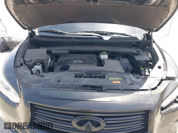 2014 Infiniti QX60 with VIN 5N1AL0MM4EC500639, listed as a IAAI auction lot 42098988 with 69,261 mi miles and . Bid and sale history available at carsss.com. Image 10.